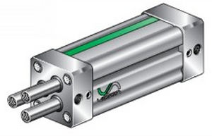 Pneumatikzylinder - AX7, AW7 series - VESTA - teleskopisch / doppeltwirkend