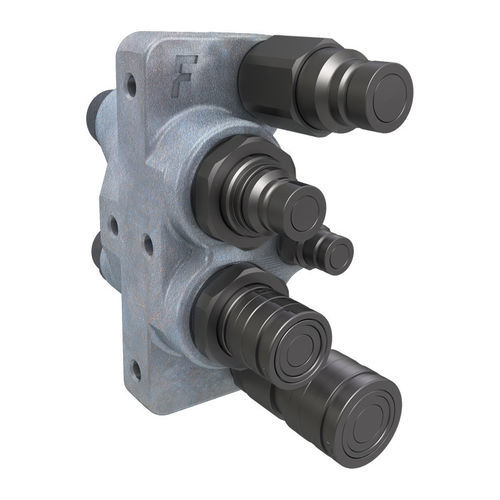 5-Wege-Hydraulikblock - 5BDHF series - FASTER S.p.A. - Stahl / Gusseisen / Polyurethan