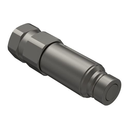Hydraulikanschluss - 3FFH series - FASTER S.p.A. - Schnell / mit Klappe / Flat-Face