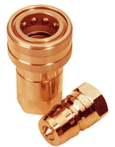 Hydraulikanschluss - HNV series - FASTER S.p.A. - Messing / mit Klappe