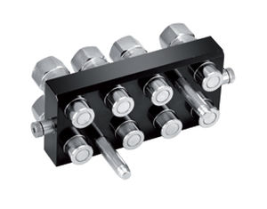 Hydraulikanschluss - 2P808, 3P808 series - FASTER S.p.A. - leck und blasenfreie verschluss / Mehrfach-Kupplung
