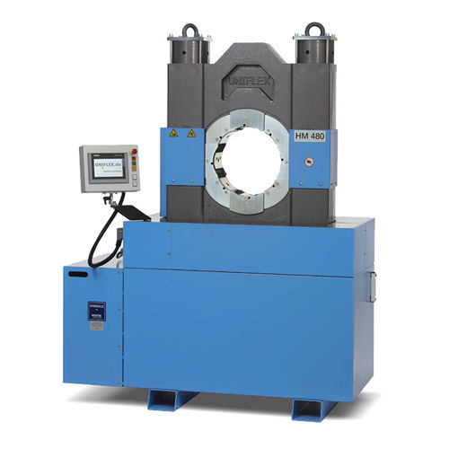 Schlauchpresse - HM 495 - Uniflex-Hydraulik GmbH - automatisch / elektrohydraulisch / kompakt