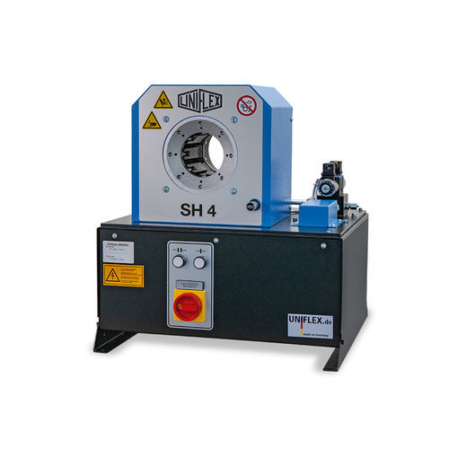 Schlauchpresse - SH4 series - Uniflex-Hydraulik GmbH - halbautomatisch / elektrohydraulisch / kompakt