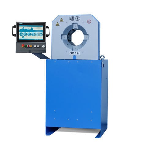 Schlauchpresse - SC 12 - Uniflex-Hydraulik GmbH - für Winkelverschraubungen / automatisch / elektrohydraulisch