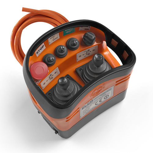 Fernbedienung mit E-Kabel - TEL-PUNTO - ELCA RADIOCONTROLS - Joystick / Kippschalter / für Deckskran