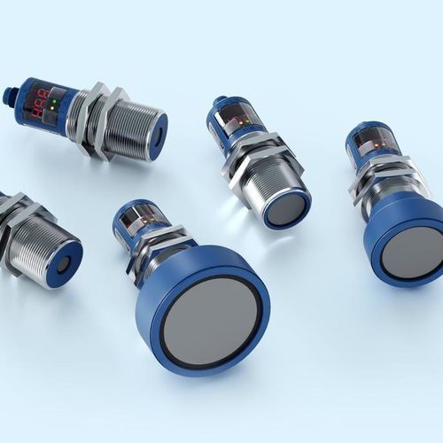 Ultraschall-Füllstandssensor - crm+ series - microsonic - für Feststoffe / für Flüssigkeiten / IO-Link