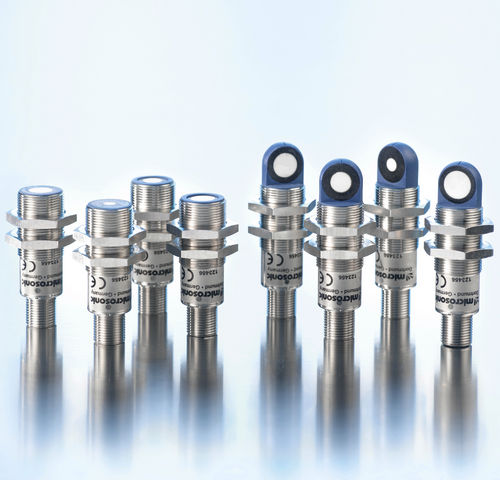 Zylinderförmiger Abstandssensor - Pico+ - microsonic - Ultraschall / analog / IO-Link