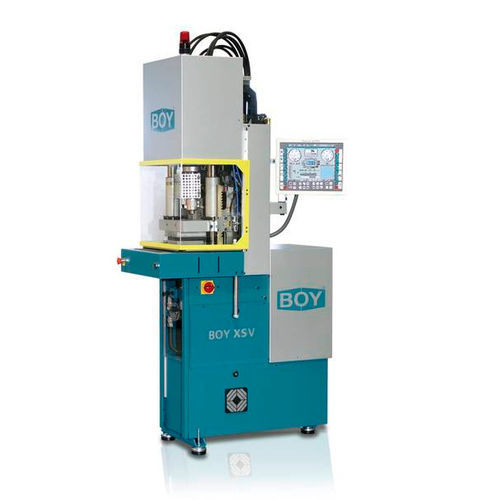 Vertikale Spritzgießmaschine - XS V - Dr. Boy - hydraulisch / Zwei-Platten / für Teile mit Einlegeteilen