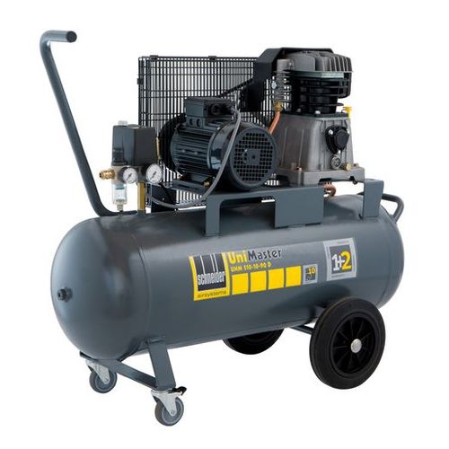 Kolbenkompressor - UNM 510-10-90 D - Schneider Druckluft GmbH - Luft / mit Elektromotor / mobil