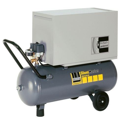Kolbenkompressor - SEM 255-10-50 W - Schneider Druckluft GmbH - Luft / mit Elektromotor / auf Rollen