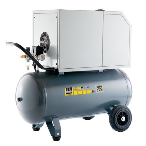 Kolbenkompressor - SEM 330-10-90 W - Schneider Druckluft GmbH - Luft / mit Elektromotor / auf Rollen