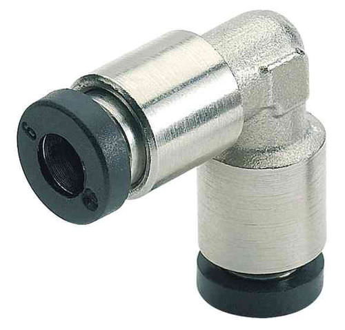 Pneumatischer Anschluss - SVG-R4-6 x 6 L - Schneider Druckluft GmbH - Einschraub / 90°-Winkel / Edelstahl