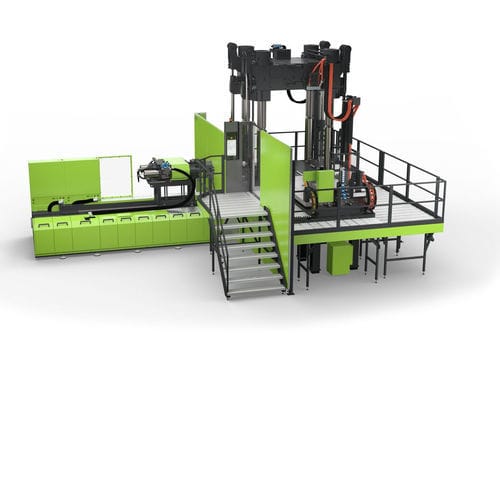 Vertikale Spritzgießmaschine - v-duo - ENGEL AUSTRIA GmbH - servohydraulisch