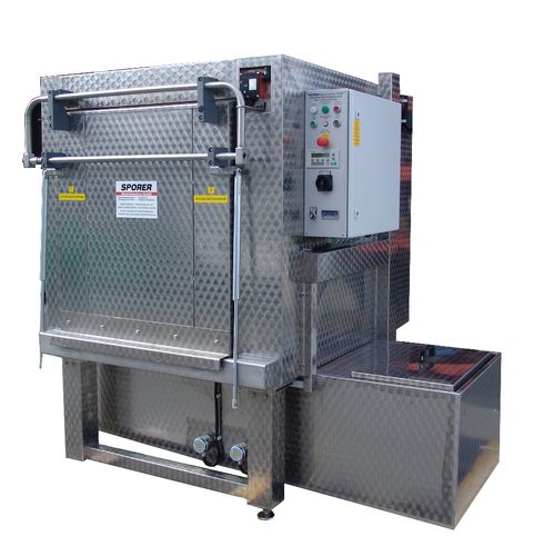 Waschanlage mit Frontöffnung - 800 x 1200 mm | FL 8/12 series - SPORER PCS - Lösungsmittel / Wasser / Sprüh
