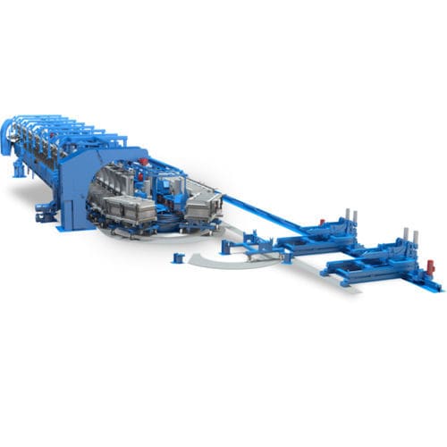 Fördersystem für Formwerkzeug - KraussMaffei - für Schaumstoff / für Rollenförderer / für den Maschienenbau
