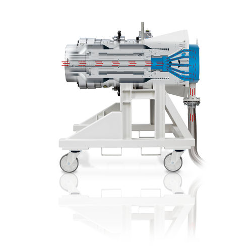 Extrusionsanlage mit Wasserkühlung - IPC - KraussMaffei - Luftkühlung / mit hohem Durchsatz / für Rohre