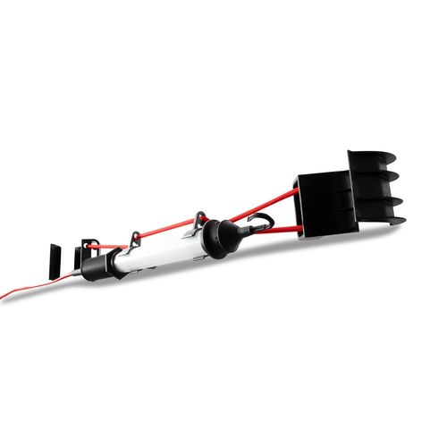 Rote LED - Clip-Master Compact con Power-Lux LED - Rohrlux - kompakt / für den Innenraum / Hochleistung