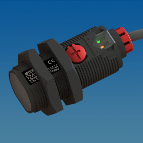 Optoelektronischer Sensor / Reflex-Lichttaster - E3FA Series - Intellisense Microelectronics - Reflex-Lichtschranke / zylindrisch / Infrarot