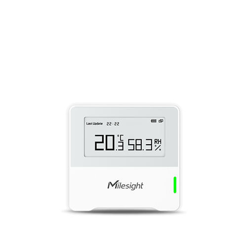 Feuchte- und Temperatursensor / relativ - AM102 - Milesight IoT - für Wandmontage / Einbau / LoRaWAN