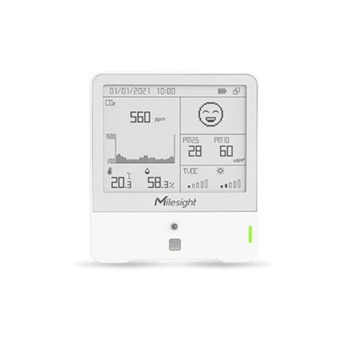 Luftqualitätssensor für den Innenraum - AM30 series - Milesight IoT - CO2 / PM10 / Temperatur
