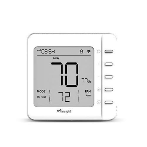 Wandmontierter Thermostat - WT201 - Milesight IoT - IP30 / HLK / drahtlos