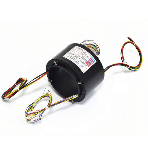 Elektrischer Schleifring - ECN080-04P2-13S - CENO Electronics technology Co., Ltd - Durchgangsbohrung / Metall / IP54