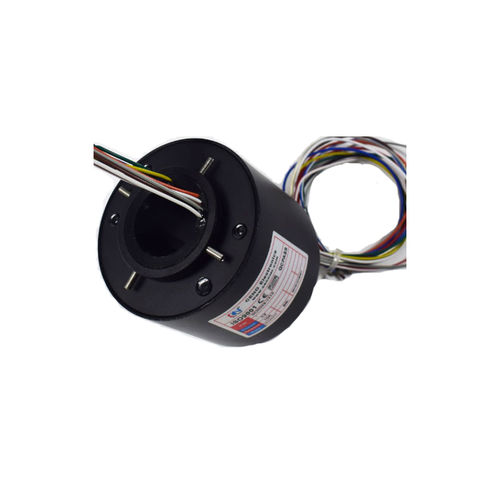 Elektrischer Schleifring - ECN080-06P3 - CENO Electronics technology Co., Ltd - Durchgangsbohrung / Industrie / Metall