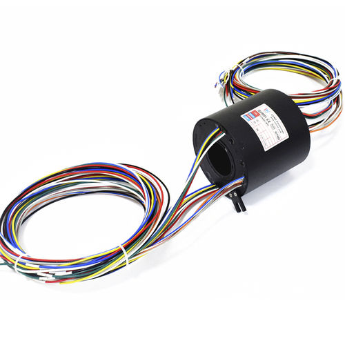 Elektrischer Schleifring - ECN050-18P3 - CENO Electronics technology Co., Ltd - Hohlwelle / für Hydraulikanwendungen / Aluminiumlegierung