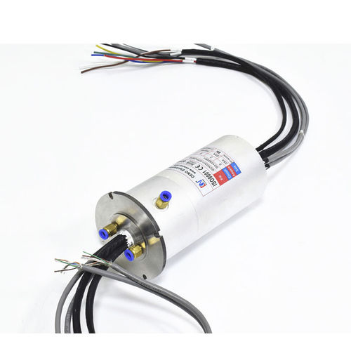 Drehdurchführung für Wasser - QCN0201-07P-02EG - CENO Electronics technology Co., Ltd - für Öl / für Luft / für Gas