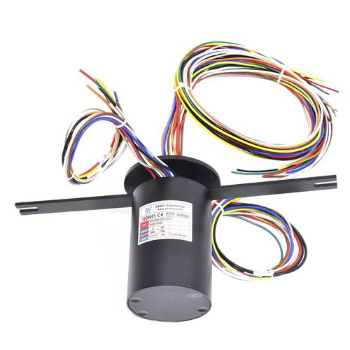 Elektrischer Schleifring - ECN000-02P-20P3 - CENO Electronics technology Co., Ltd - mit Durchgangsbohrung / Industrie / für Schifffahrtsanwendungen