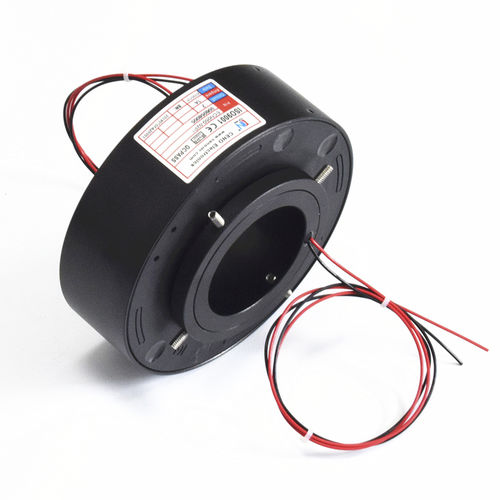 Elektrischer Schleifring - ECN050-02P1 - CENO Electronics technology Co., Ltd - Hohlwelle / Metall / 380 VAC/DC