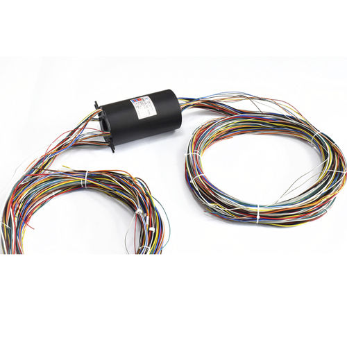 Elektrischer Schleifring - ECN038-20P3-16S  - CENO Electronics technology Co., Ltd - mit Durchgangsbohrung / Industrie / Metall