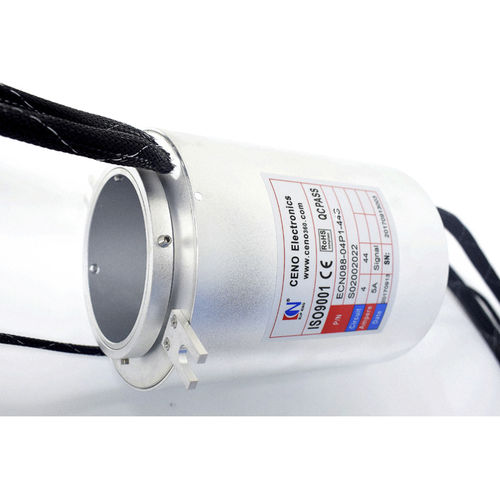 Wasserdichter Schleifring - ECN088-04P1-44S-IP65-JZ - CENO Electronics technology Co., Ltd - Durchgangsbohrung / für Radarantennen / für Schifffahrtsanwendungen