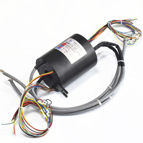Ethernet-Schleifring - ECN025-04P-15S-02EG - CENO Electronics technology Co., Ltd - USB / für CAN-Bus / mit Durchgangsbohrung