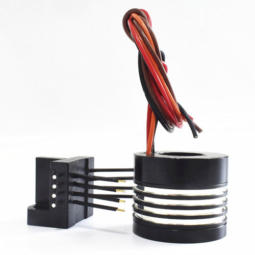 Zweiteilig-Schleifring - SCN012-04P - CENO Electronics technology Co., Ltd - Industrie / kompakt / mit Faserbürsten