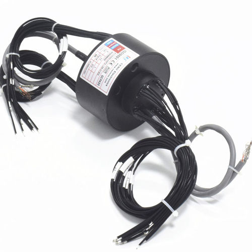 Ethernet-Schleifring - ECN000-04P2-13S-01EG - CENO Electronics technology Co., Ltd - Gigabit-Ethernet / mit Vollwelle / IP54