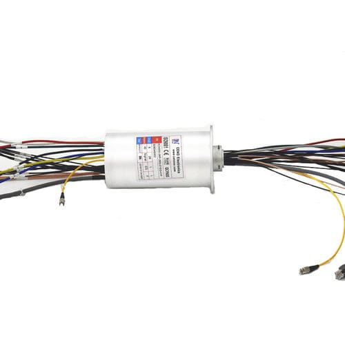 Lichtleiter-Schleifring - ECN000-06P-26S-01EG-01F - CENO Electronics technology Co., Ltd - Gigabit-Ethernet / RS-422 / hybrid