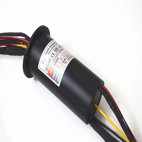 Ethernet-Schleifring - ECN000-09P2-12S-01EG-01F - CENO Electronics technology Co., Ltd - RS-422 / Hohlwelle / für medizinische Geräte