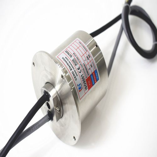 Ethernet-Schleifring - ECN008-02P-01EM-IP68 - CENO Electronics technology Co., Ltd - Hohlwelle / für Ölplattformen / Edelstahl