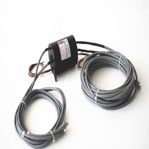 Gigabit-Ethernet-Schleifring - ECN025-08P1-02EG - CENO Electronics technology Co., Ltd - Hohlwelle / Industrie / Aluminiumlegierung