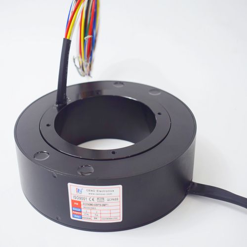 Schleifring mit Durchgangsbohrung - ECN090-03P3-09P1 - CENO Electronics technology Co., Ltd - Industrie / Aluminiumlegierung / kompakt