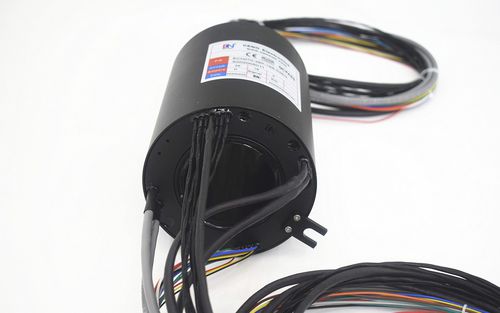 Ethernet-Schleifring - ECN038-04P3-04P2-02EG - CENO Electronics technology Co., Ltd - Gigabit-Ethernet / Durchgangsbohrung / für Industrieanwendungen
