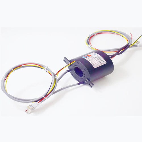 Ethernet-Schleifring - ECN038-03P2-02EG - CENO Electronics technology Co., Ltd - Gigabit-Ethernet / Durchgangsbohrung / Industrie
