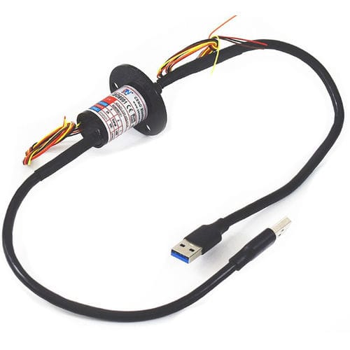 USB-Schleifring - ACN22-03P-02S-01U3 - CENO Electronics technology Co., Ltd - Kapsel / für Kamera / kompakt