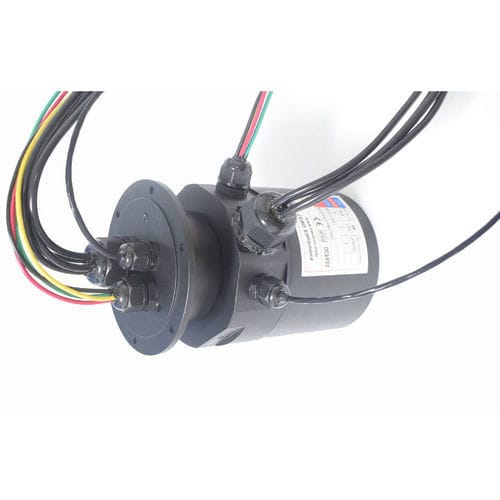 Schleifring mit Vollwelle - ECN000-08P-05S - CENO Electronics technology Co., Ltd - für Industrieanwendungen / Metall / kompakt