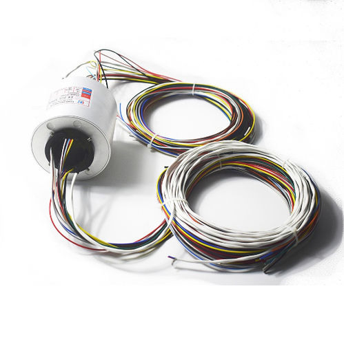 Elektrischer Schleifring - ECN038-15P2-02S - CENO Electronics technology Co., Ltd - Durchgangsbohrung / Industrie / IP54