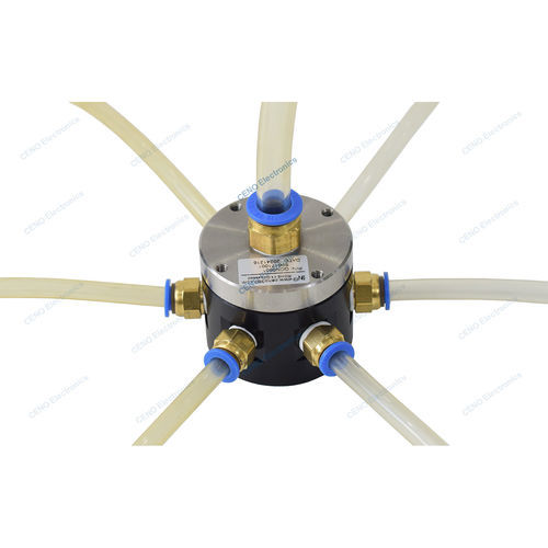 Drehdurchführung für Druckluft - QCN0601 - CENO Electronics technology Co., Ltd - für Luft / für Gas / 6-Wege