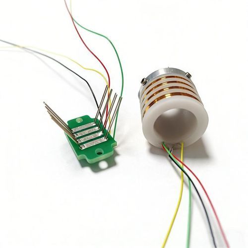 Durchgangsbohrungs-Schleifring - DHK015-4S - JiuJiang Ingiant Technology Co.,Ltd - zweiteilig / für Messgeräte / für Robotik