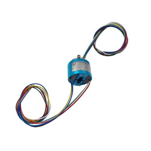 Durchgangsbohrungs-Schleifring - DHK012-6-5A - JiuJiang Ingiant Technology Co.,Ltd - für Videoüberwachungsanwendung / für Industrieanwendungen / für Drehtisch