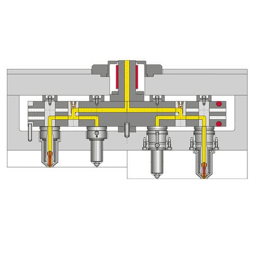 Heißkanalverteiler - HPS III-TE - EWIKON Heißkanalsysteme GmbH